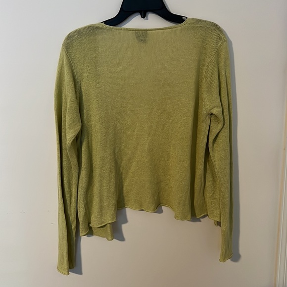 Eileen Fisher Light Green Cardigan - Picture 2 of 3